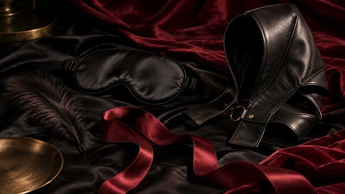 Privation sensorielle BDSM : bandeau, masque et textures