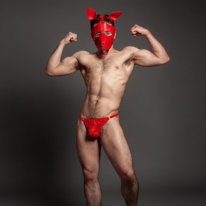 BDSM Dog Mask — product view 10