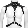 Axelharness med spetsiga axelskydd — produktbild