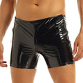 Short en vinyle homme à zip latéral — image du produit