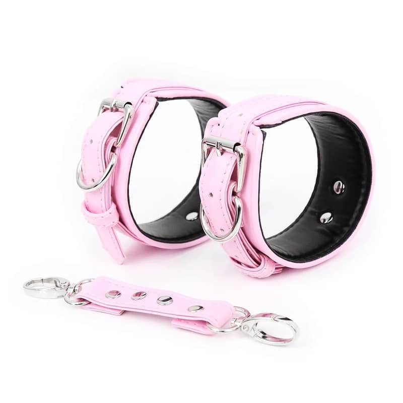 Manette bondage da polso di lusso dorate — vista prodotto 13