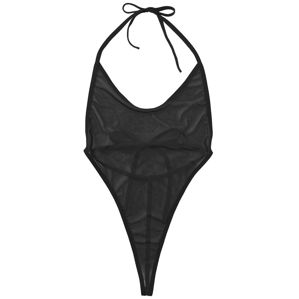 Spandex Bodysuit Clear - produktvisning 9