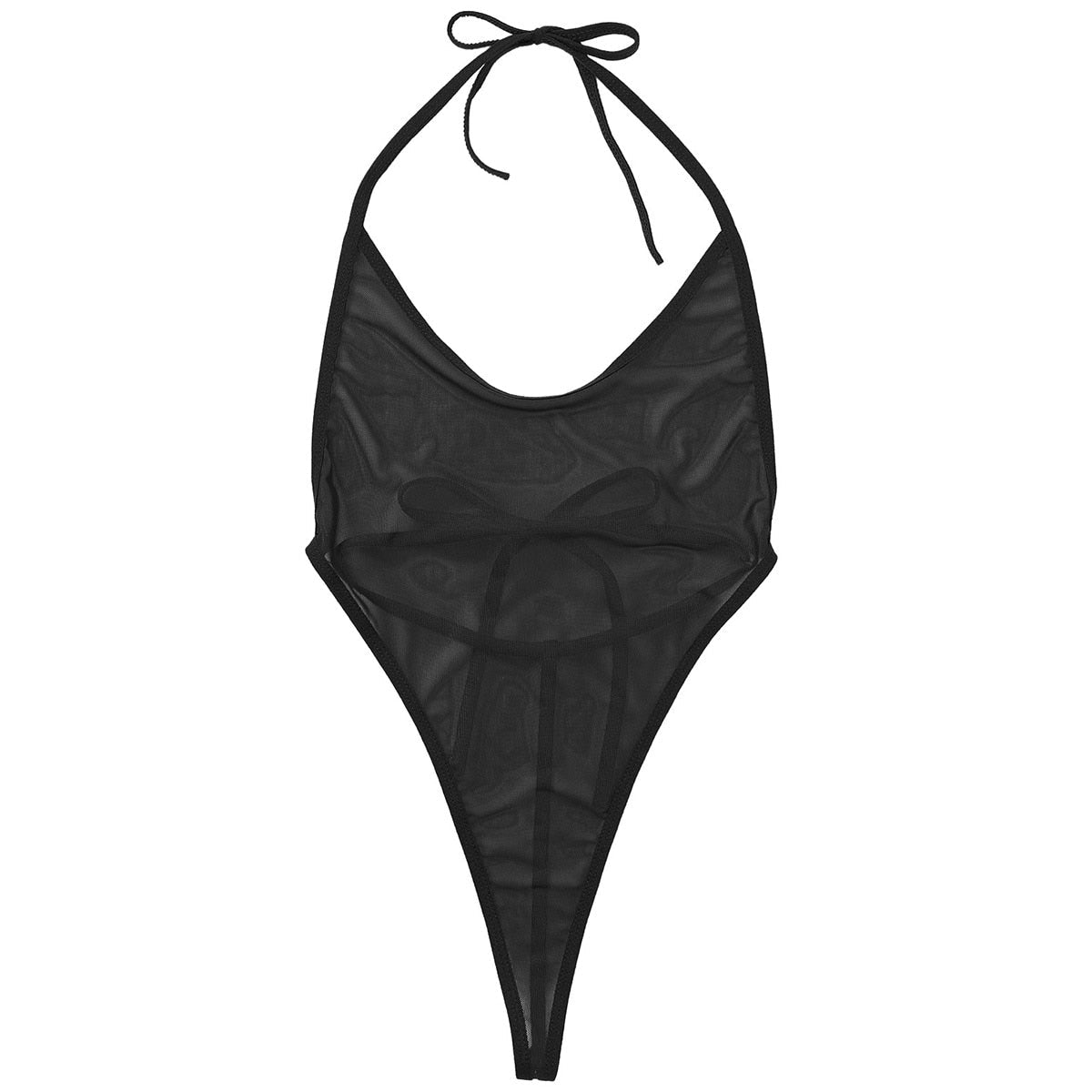 Spandex Bodysuit Clear - produktvisning 9