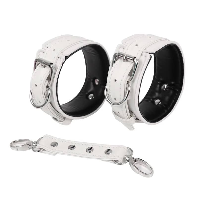 Manette bondage da polso di lusso dorate — vista prodotto 11