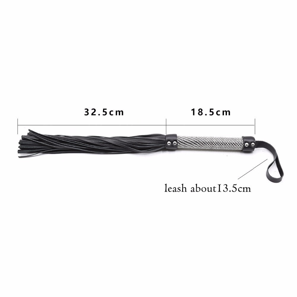 Kit BDSM de cuero y cadenas — vista 4 del producto