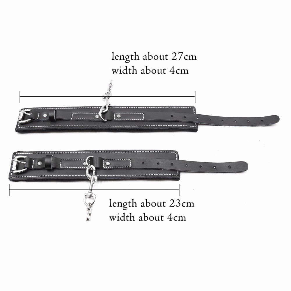 BDSM-kit i läder och kedjor — produktvy 2