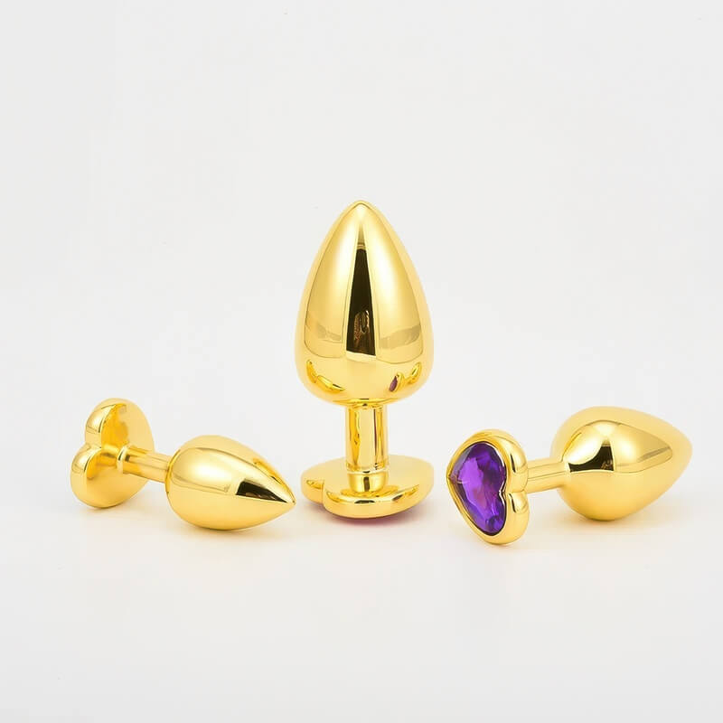 Gold-Tone Steel Butt Plug — product view 7