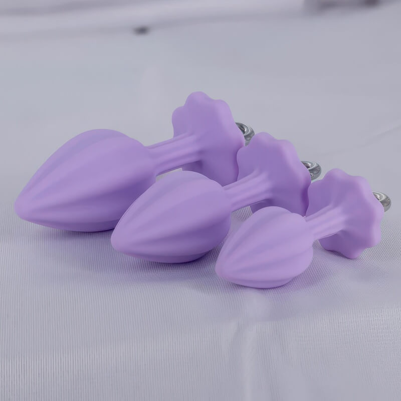 Silicone Flower Butt Plug — product view 2