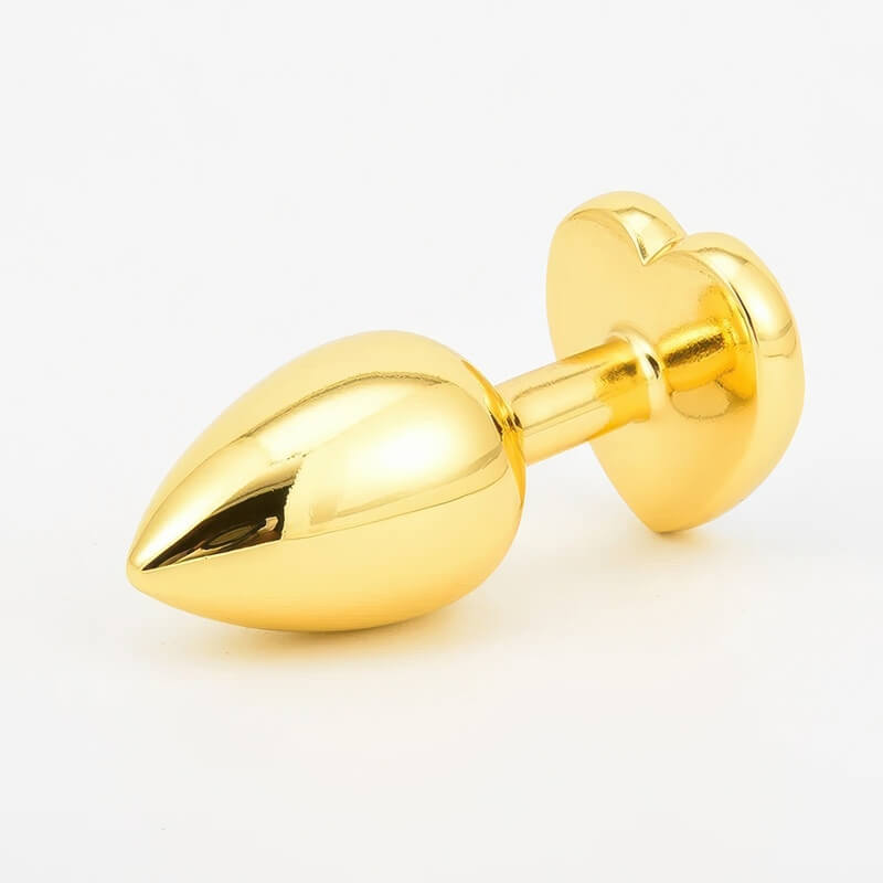 Gold-Tone Steel Butt Plug — product view 2