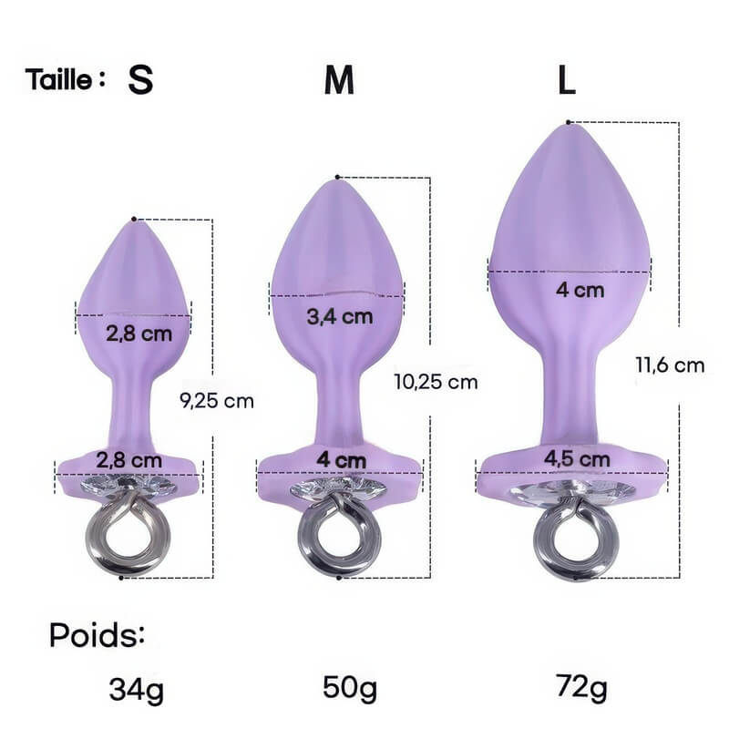Silicone Flower Butt Plug — product view 5
