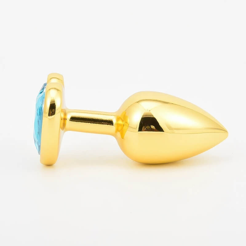 Gold-Tone Steel Butt Plug — product view 3