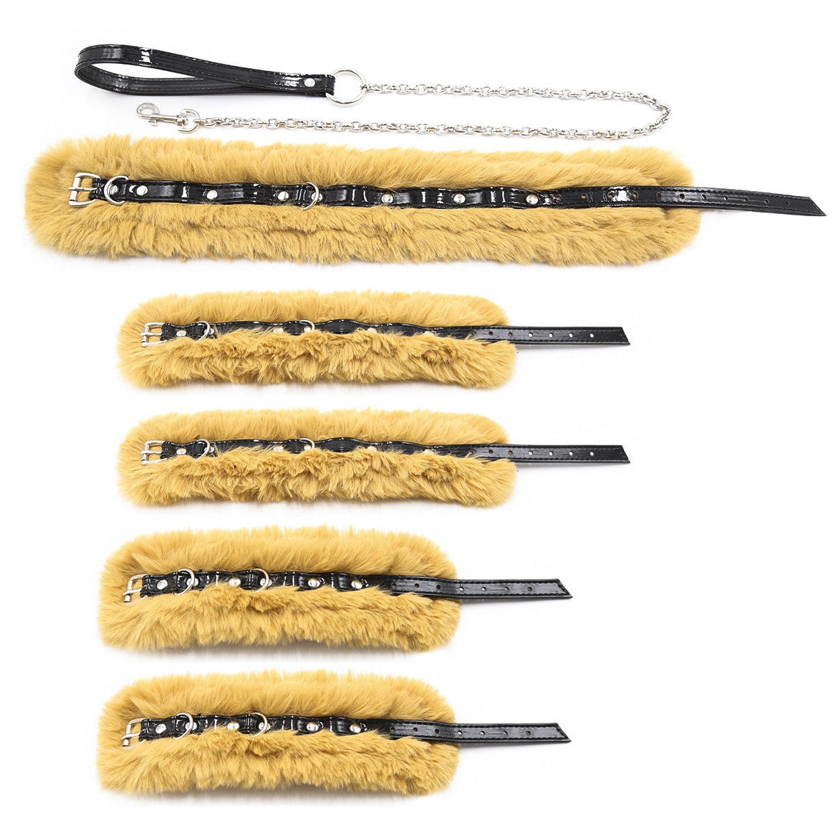 Beginner Faux Fur BDSM Kit — product view 3