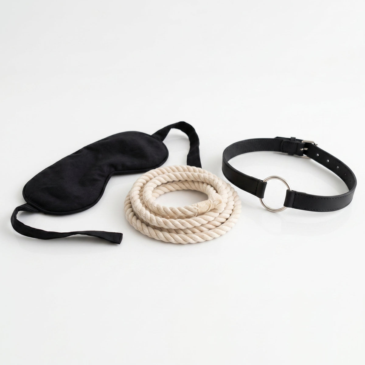 Blindfold, Rope & Choker Set — product image