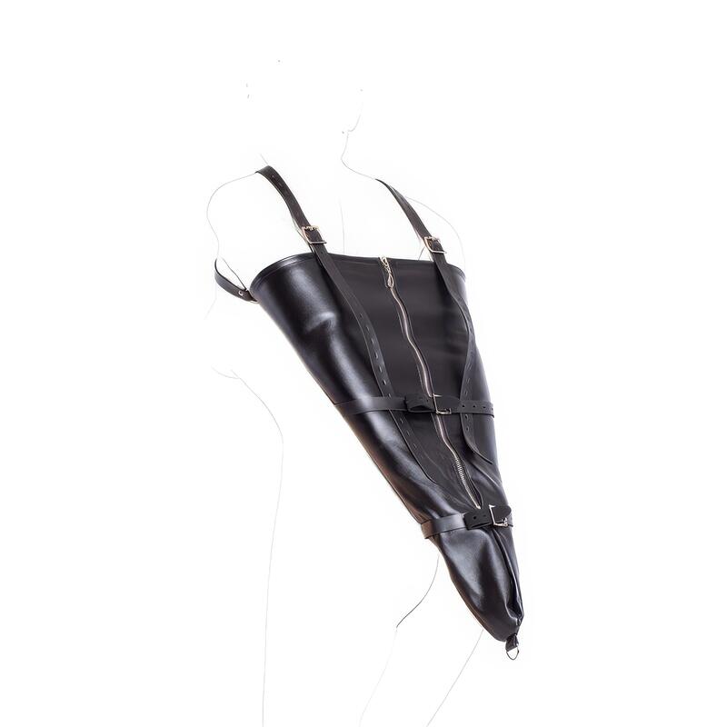 Faux Leather Bondage Armbinder — product view 2