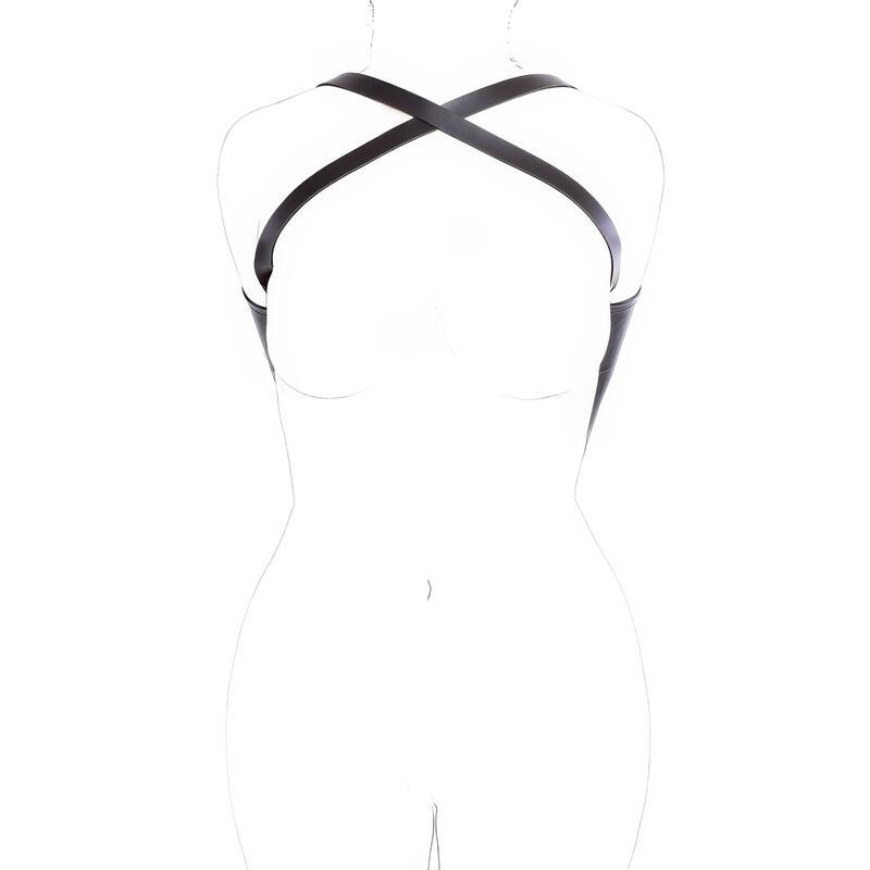 Faux Leather Bondage Armbinder — product view 3