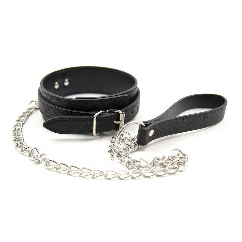 Læder BDSM Collar — produktvisning 2