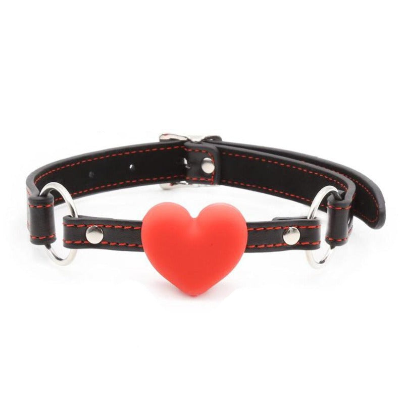 Heart-Shaped Ball Gag — product image