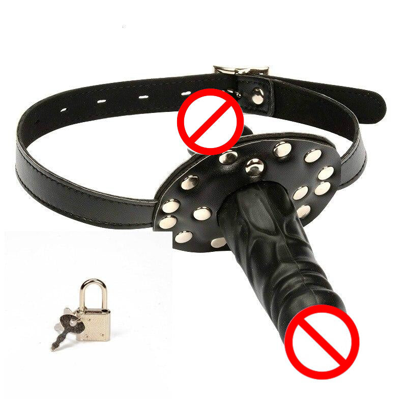 Ball gag con dildo a doppia estremità — immagine prodotto