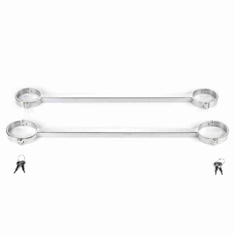 Stalowy spreader bar do nóg z zamkiem — zdjęcie produktu