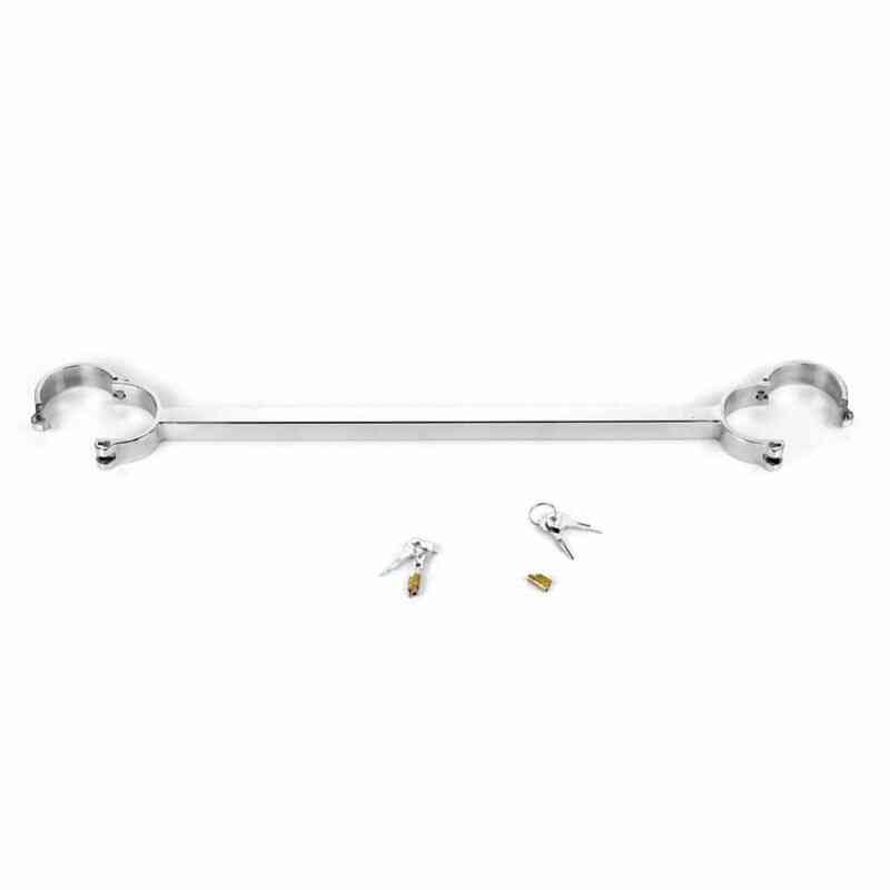 Stalowy spreader bar do nóg z zamkiem — widok produktu 3