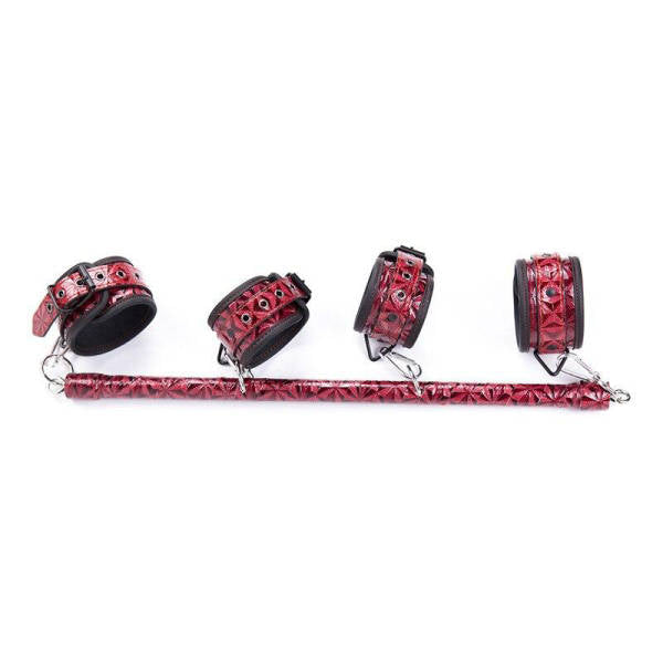BDSM-kit med spreader bar och bojor — produktbild
