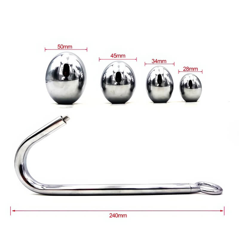 Oval Ball Anal Hook — product view 5