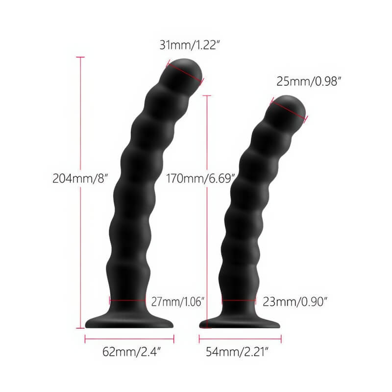 Wavy Silicone Dildo — product view 6