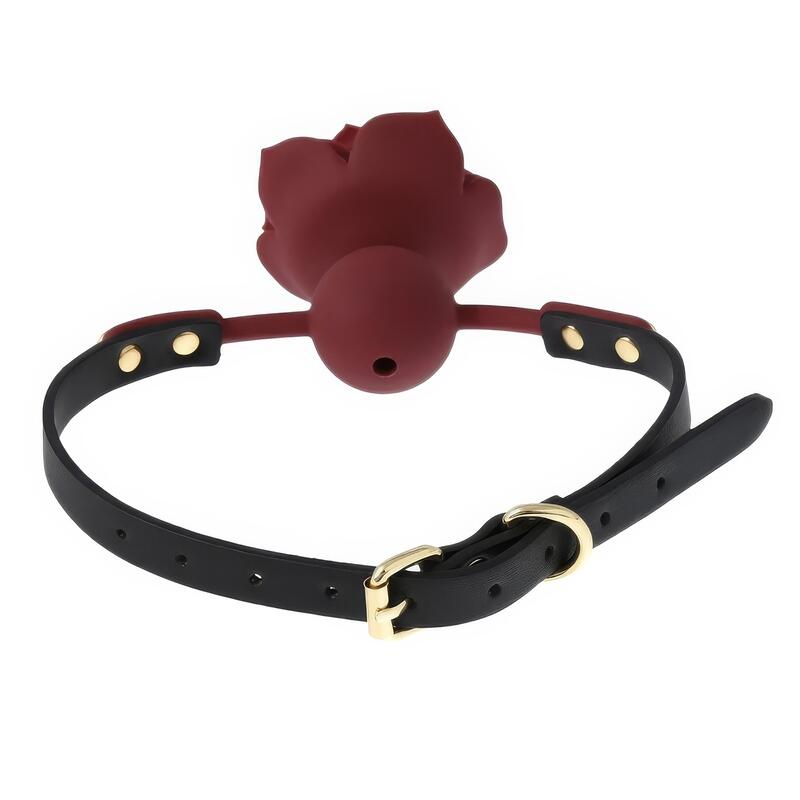 Rose- formet Pink Ball Gag — produktvisning 10