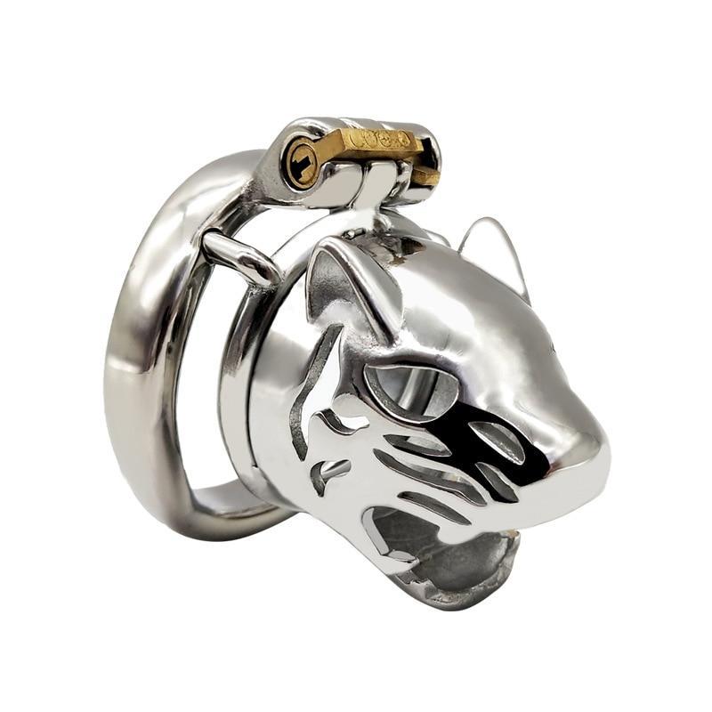 Tiger Steel kyskhetsbur — produktbild