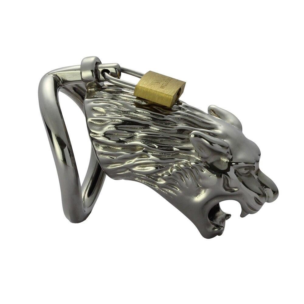 Lion Steel Chastity Cage — product image