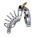 Chastity Cage with Urethral Plug — product image