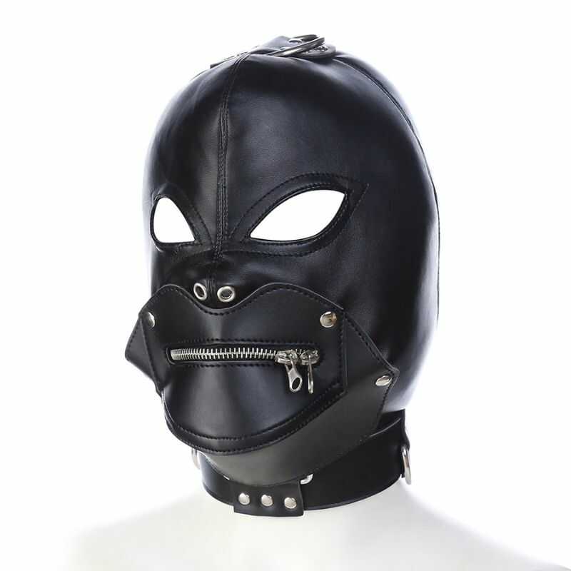 Leather Bondage Hood — product image