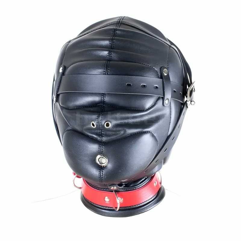 Aistinvarainen puute Bondage Hood — tuotekuva