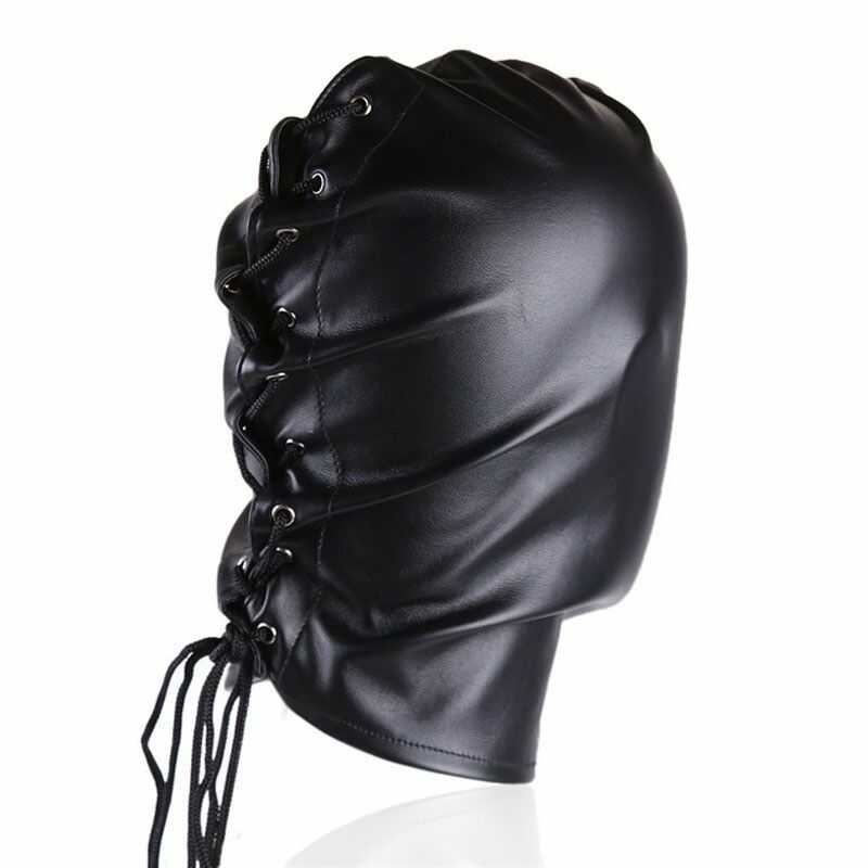 Zippered Bondage Hood — product view 3