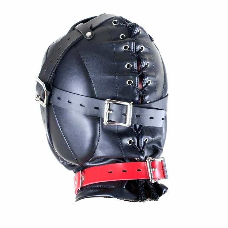 Aistinvarainen puute Bondage Hood — tuotenäkymä 2