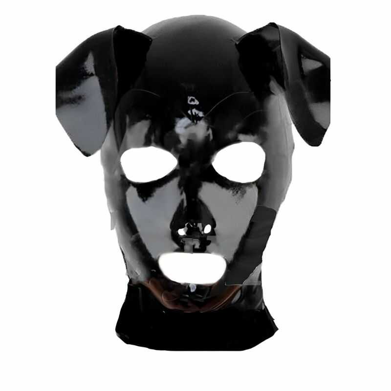 Dog Latex Bondage Hood — product image