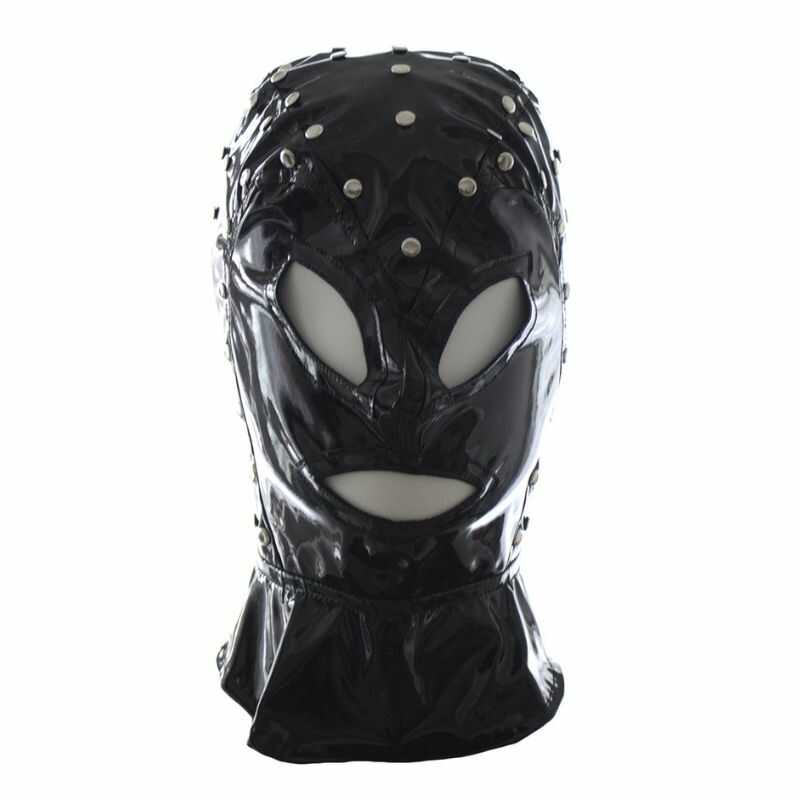 Studded Bondage Hood — product view 2