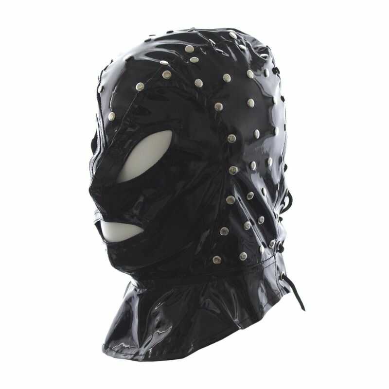 Studded Bondage Hood — product image