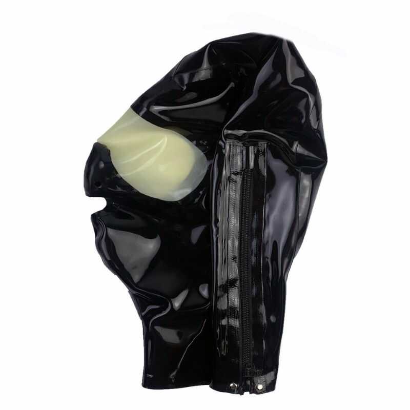 Latex Submissive Bondage Hood — product view 3