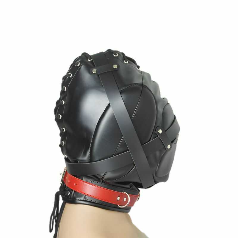 Aistinvarainen puute Bondage Hood — tuotenäkymä 4