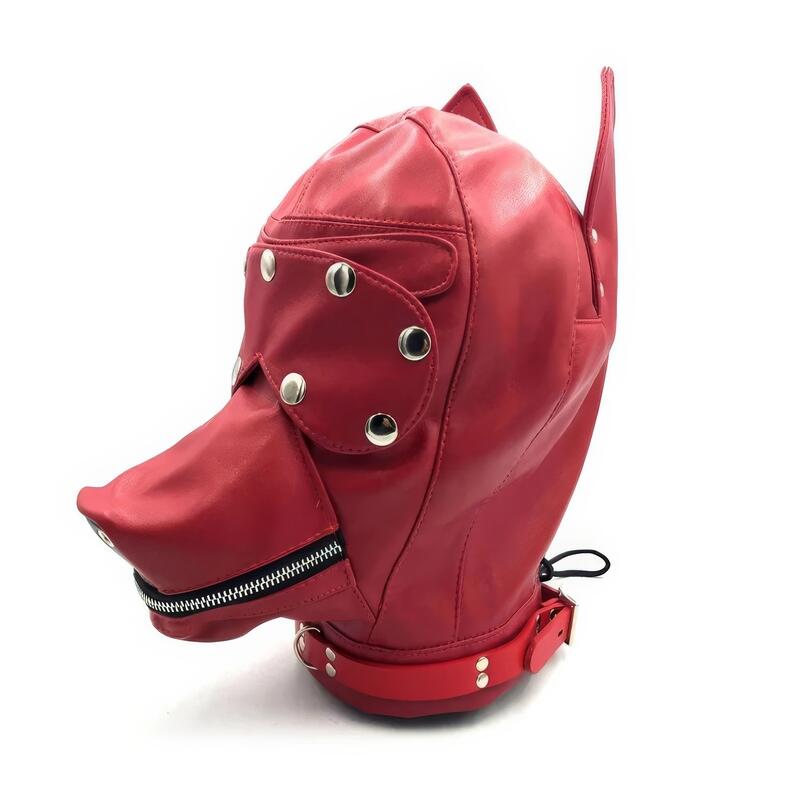 Cagoule Bondage Rouge — image du produit