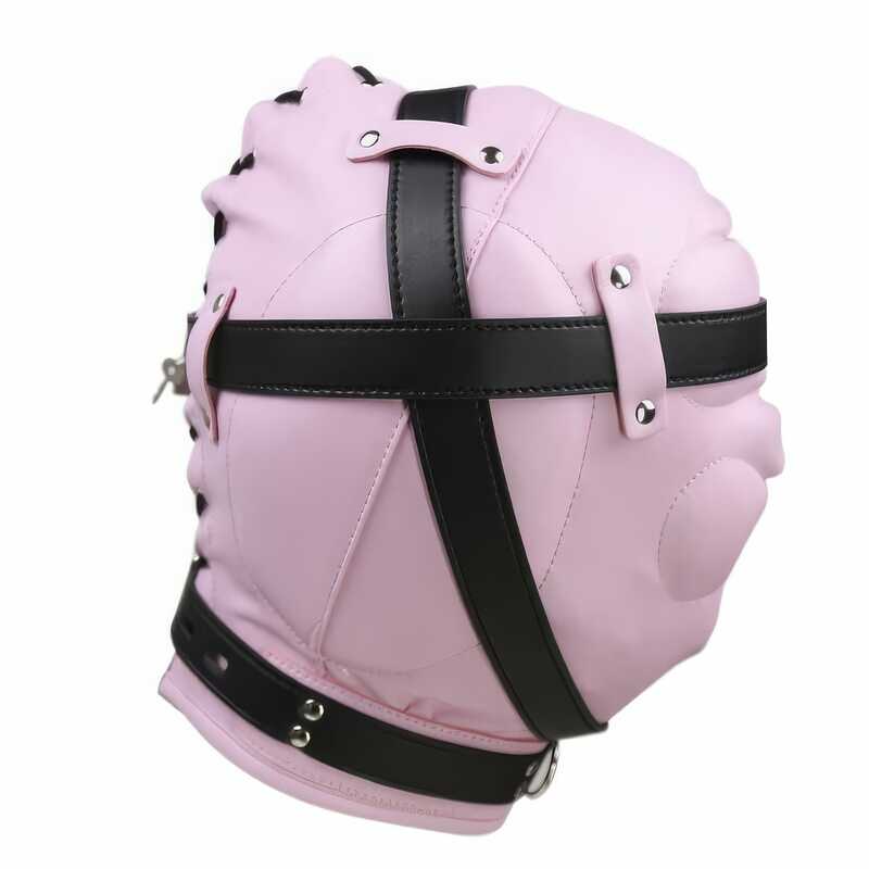 Pink Bondage Hood — product view 4