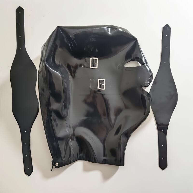 Latex Bondage Hood — product view 3