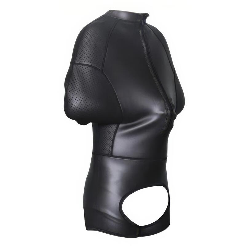 Crotchless Neoprene Bondage Straitjacket — product view 2