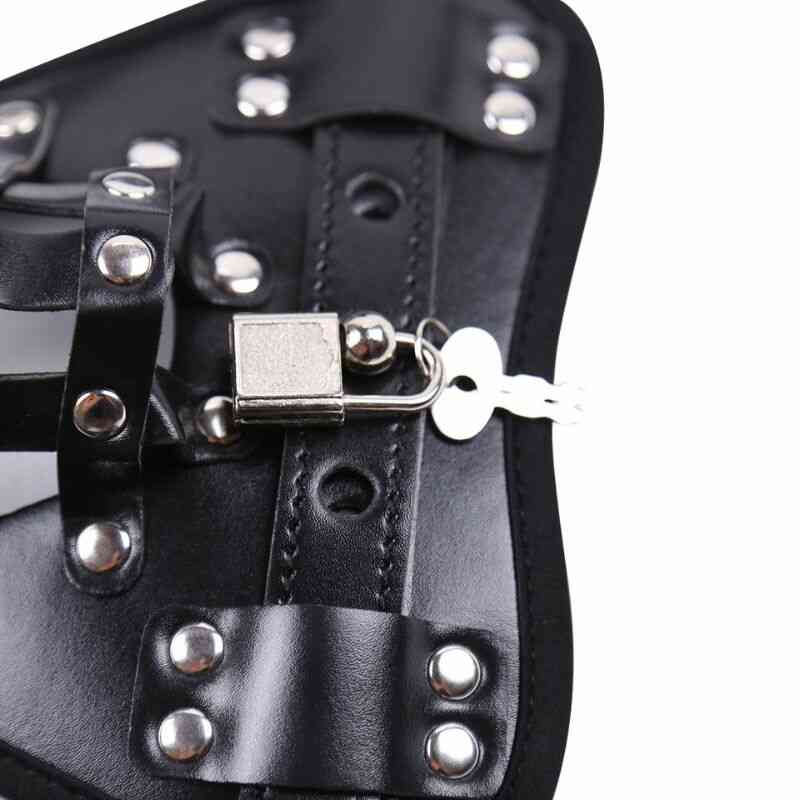 Leather Chastity Belt — product view 5