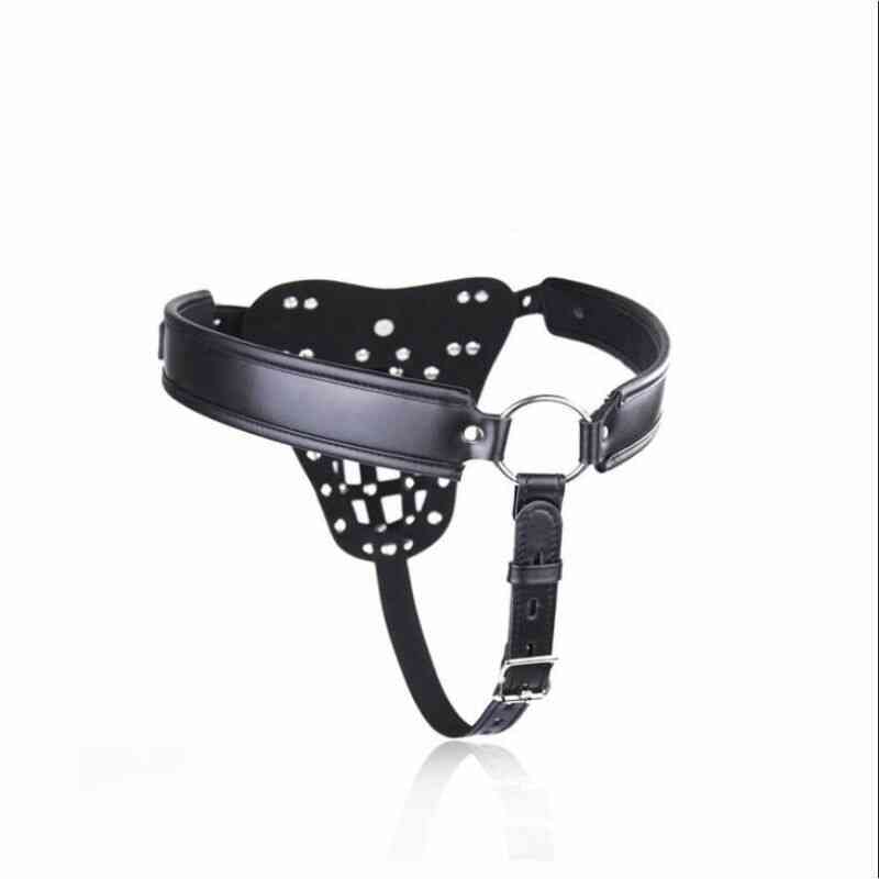 Leather Chastity Belt — product view 3