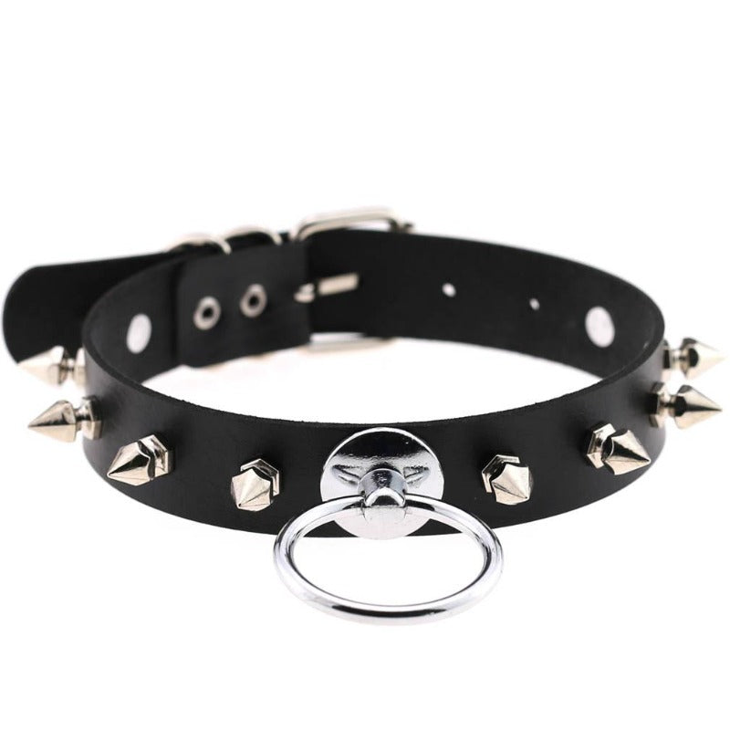 Choker Gotisk Clou BDSM Collar - produktbillede