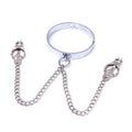 Butterfly stål Collar med Nipple Clamps — produktbillede