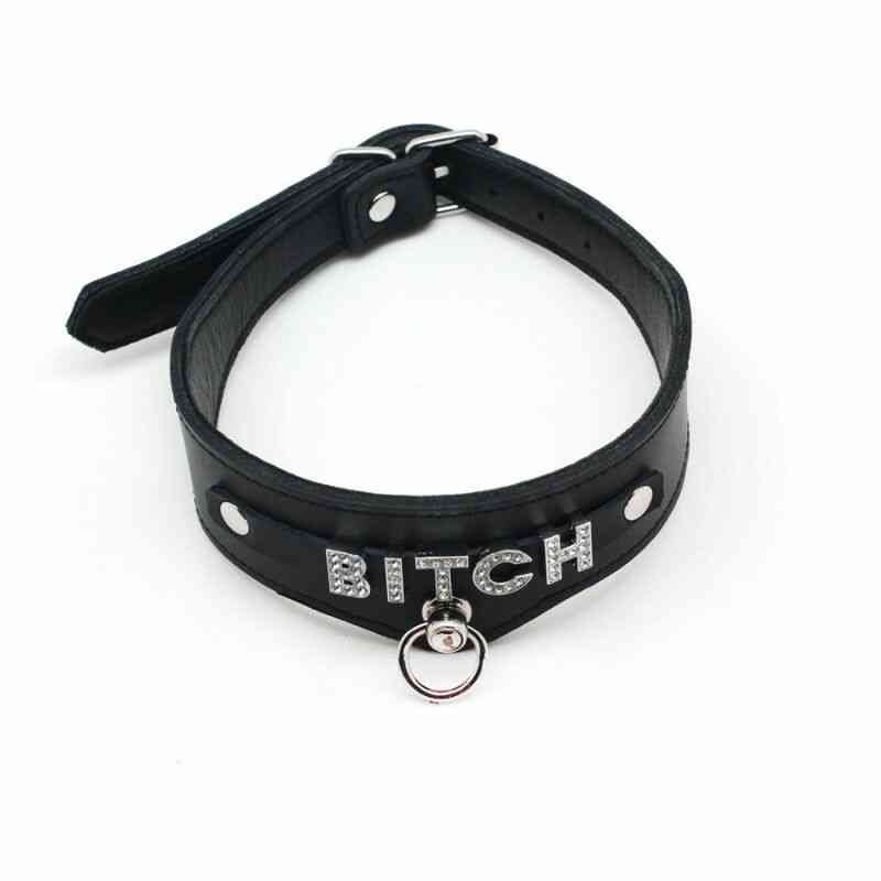 Bitch | Slut | Sexy BDSM Collar — Produktbild