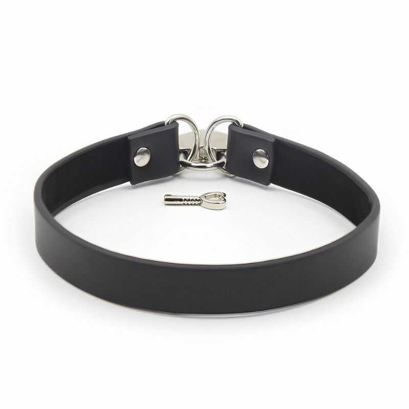 Padlock BDSM Collar — product view 2